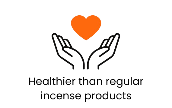 ❤️‍🩹 Healthier than regular incense products.