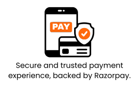 🔒 Secure and trusted payment experience, backed by Razorpay.