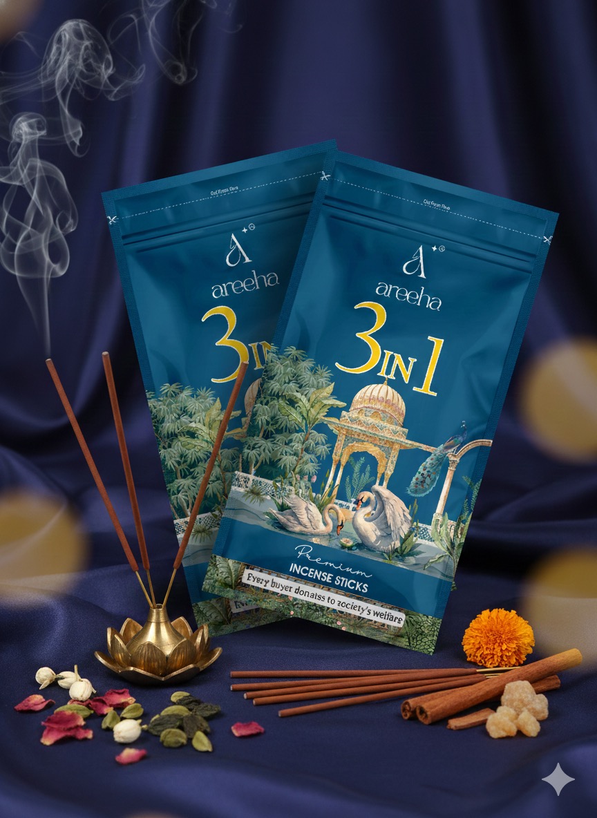 Incense Stick Zipper Packets Banner