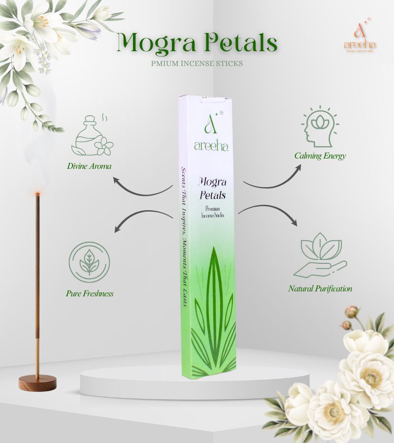 Areeha Mogra Petals + Black Velvet